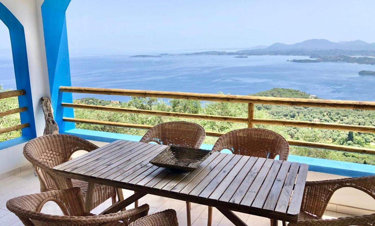 House Tanna Of Villa Intaba Spectacular Sea Views Corfiot Riviera Spartilas Corfu Island Greece Close To Ipsos Beach Spartylas Luaran gambar