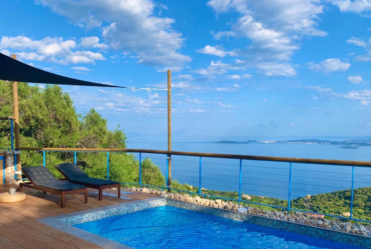 House Tanna Of Villa Intaba Spectacular Sea Views Corfiot Riviera Spartilas Corfu Island Greece Close To Ipsos Beach Spartylas Luaran gambar